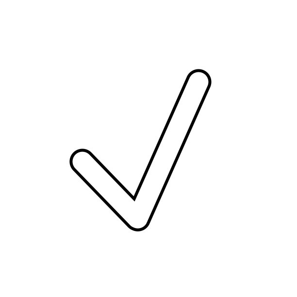 检查图标。向量图片下载