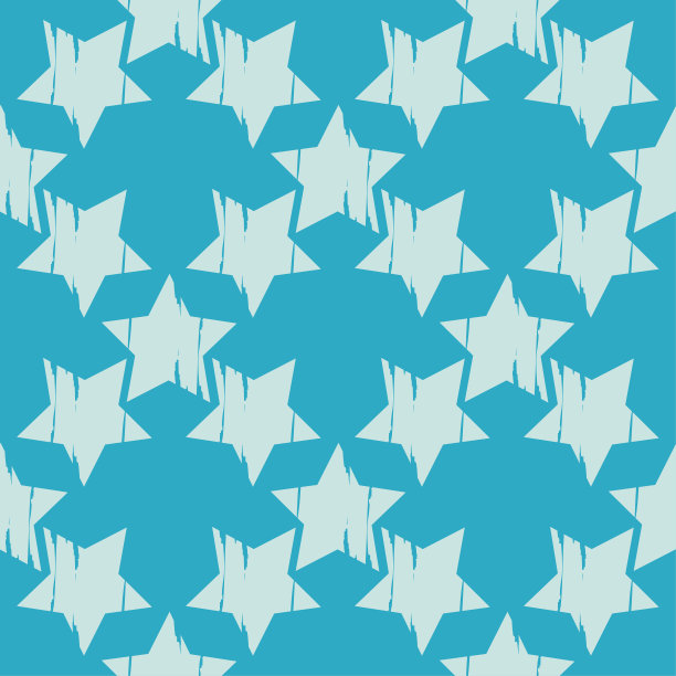 无缝背景与装饰星星。绘画。手孵化。天上的星星。划痕纹理。纺织融洽。图片下载