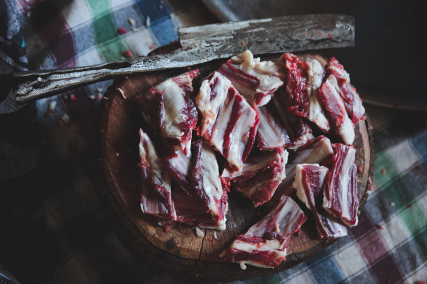 肉剁碎图片下载