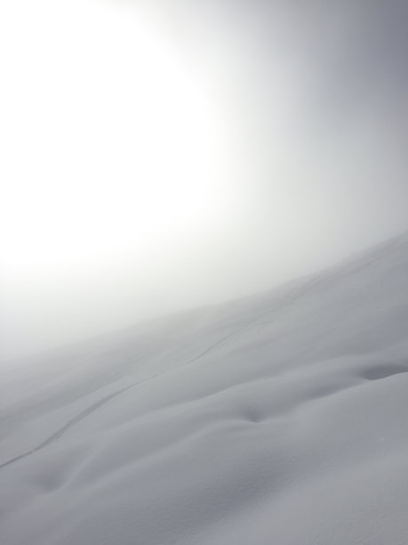 多雾的冬天的风景图片下载