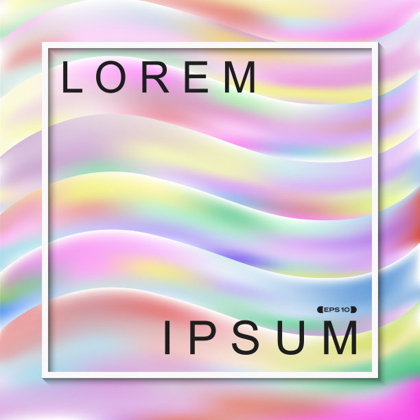 摘要彩虹流体彩色波模式背景。图片下载