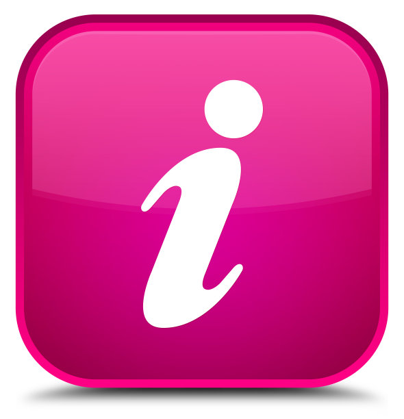 信息图标特殊的粉红色方形按钮图片下载