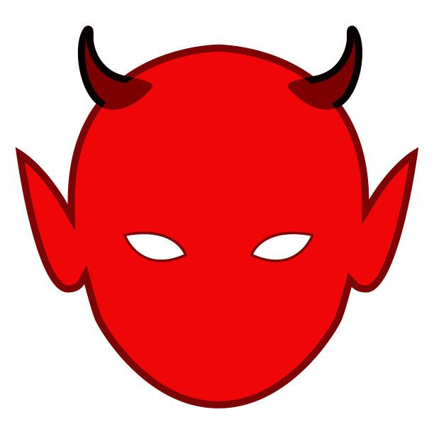 万圣节恶魔面具图片下载