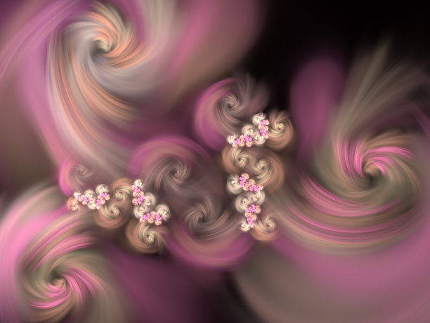 深色的花背景图案。计算机生成的抽象分形封面，构图，三维插图。完美的鲜花装饰节日贺卡和网站，设计或生日。图片下载