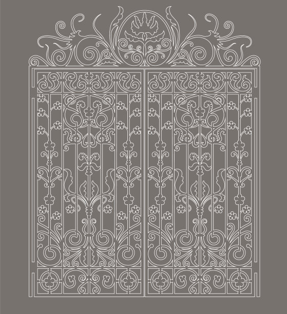 伪造的铁门图片下载