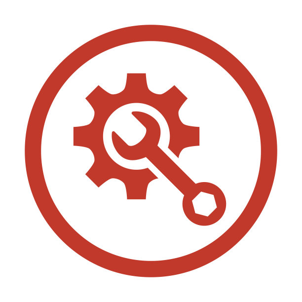 服务工具图标上的白色背景。图片下载