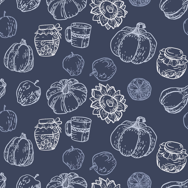 无缝模式矢量插图图片下载