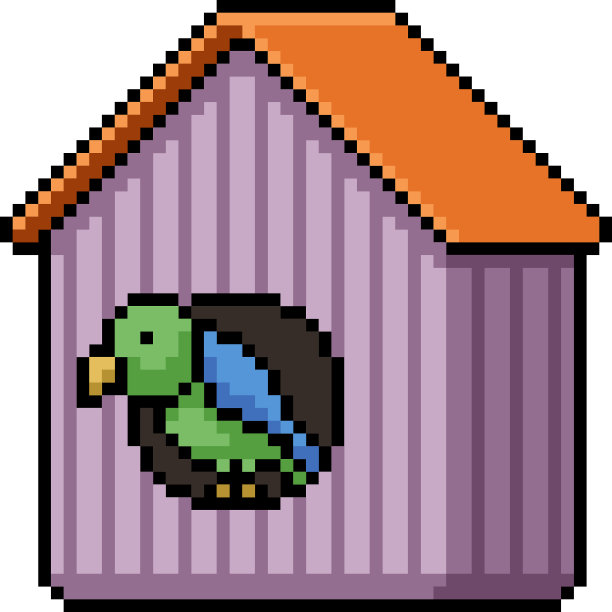 矢量像素艺术孤立的卡通图片下载