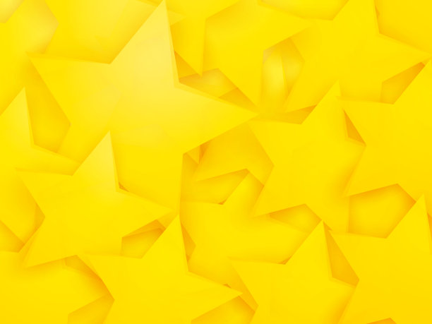 抽象的黄色星星派对背景图片下载