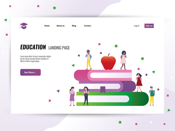 快乐的孩子与书。回到学校的概念。图片下载