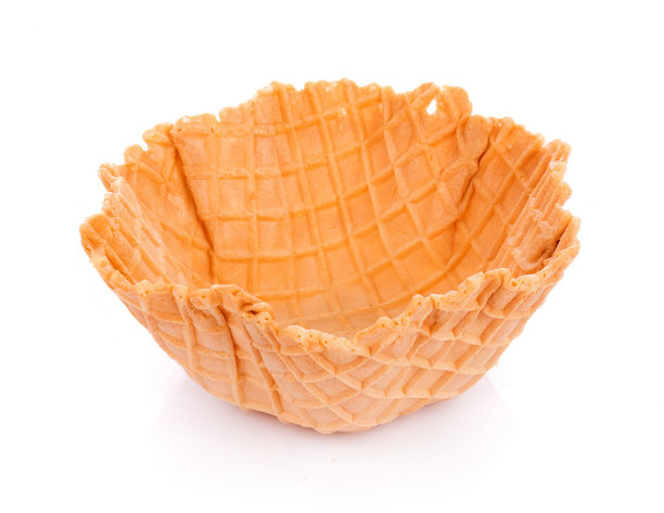 白底华夫饼碗图片下载