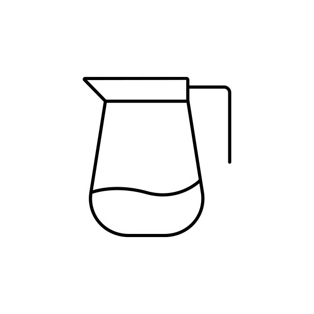 水瓶为水简单的线条图标图片下载