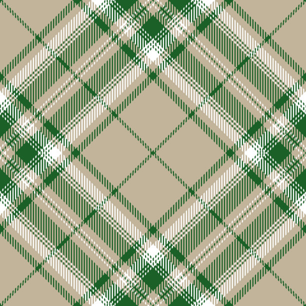 绿色和灰色苏格兰格子花格纺织图案图片下载