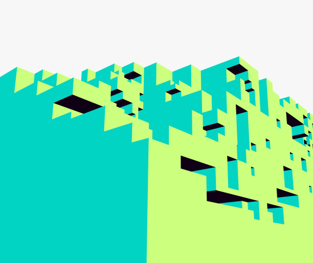 三维几何图案背景图片下载