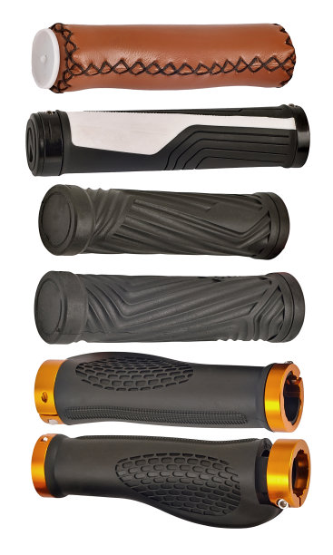 自行车手柄手柄孤立在白色背景图片下载