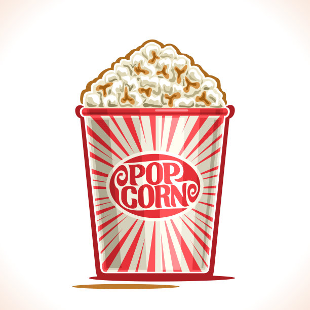 矢量海报的Pop Corn图片下载
