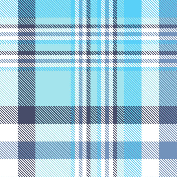 航海格子图案褪色海军蓝，淡蓝色和白色图片下载