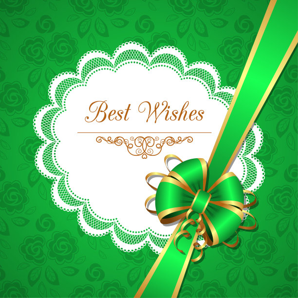 带蝴蝶结的贺卡图片下载