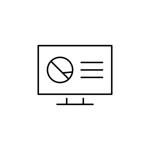 显示器报告图标图片下载
