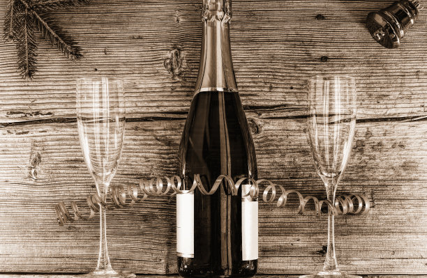 圣诞，圣诞套装，香槟，眼镜，设计，圣诞，图片下载