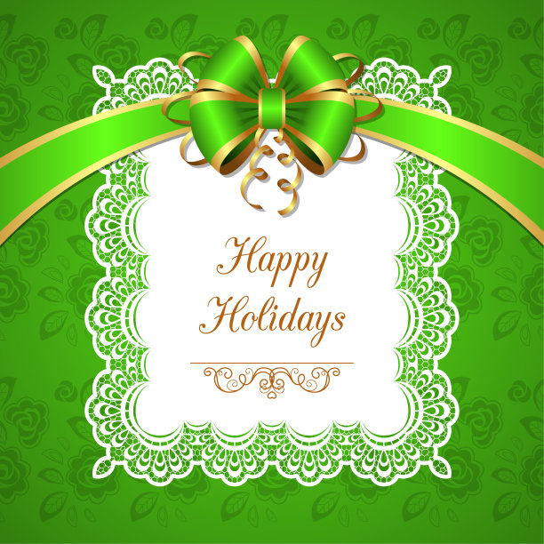 带蝴蝶结的贺卡图片下载