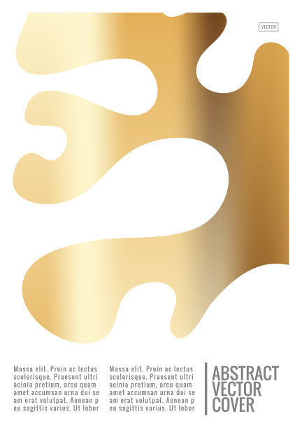 金封面设计模板。图片下载