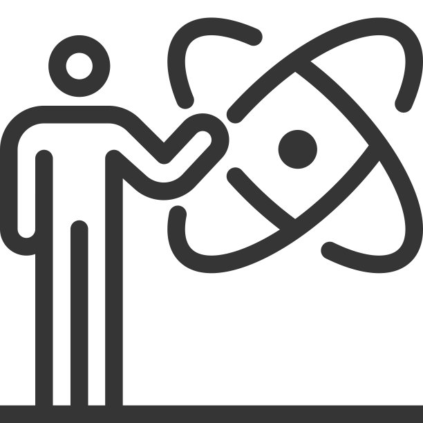 Bl 1604，木棍人，科学，原子，创新，物理学，教授。eps图片下载