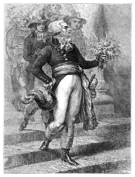 罗伯斯庇尔，法国律师和政治家，庆祝对上帝的崇拜图片下载