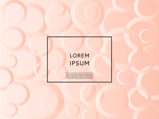 亮粉红色背景。光背景上的圆形。文本的框架和位置。图片下载