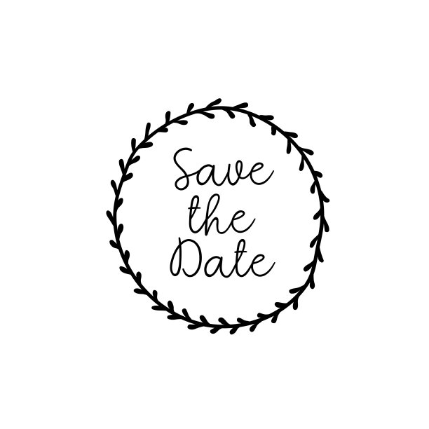 保存日期书法。婚礼短语的邀请设计，卡片，横幅，照片叠加。孤立在白色的。图片下载