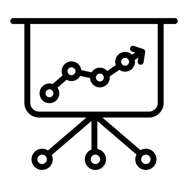 演示线性图标：信息图矢量素材图片下载