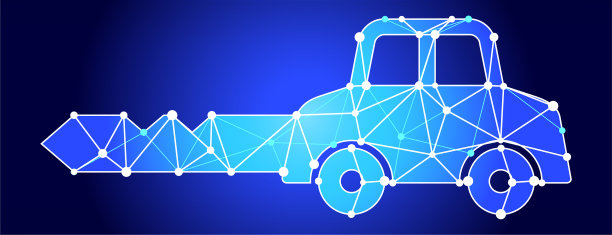 汽车钥匙蓝色三角形节点向量模式图片下载