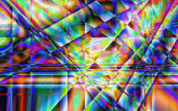 复杂的彩虹几何背景图案图片下载