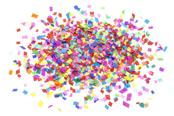 多色五彩纸屑背景图片下载