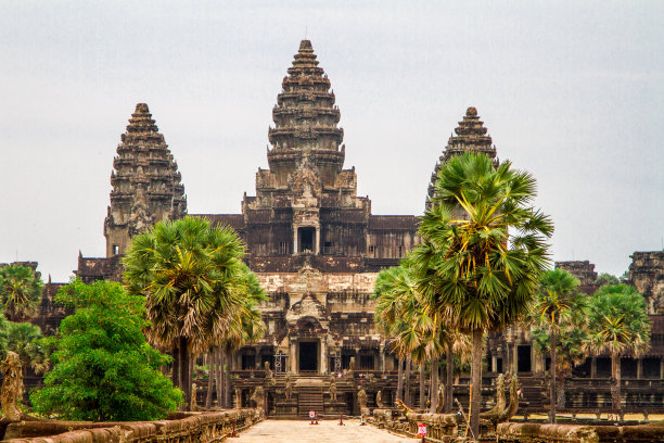 吴哥窟，吴哥，柬埔寨暹粒图片下载