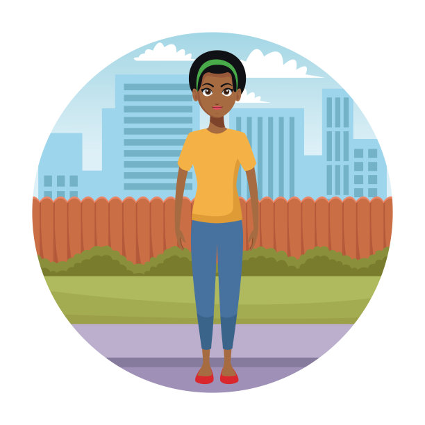 年轻人卡通图片下载