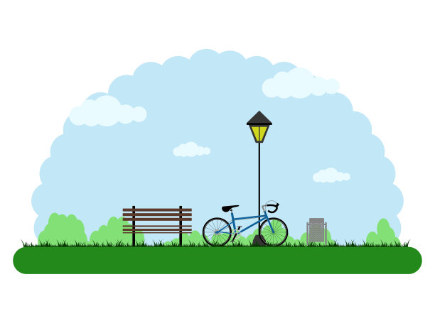 户外公园的景观图片下载