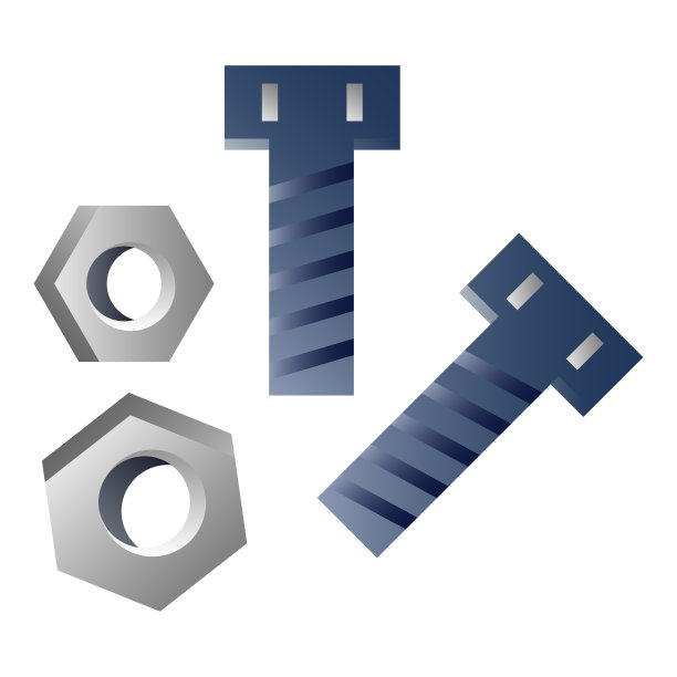 螺旋螺栓梯度图图片下载