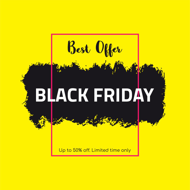 黑色星期五促销标语图片下载
