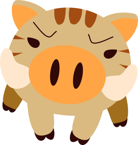 强大的野猪攻击图片下载