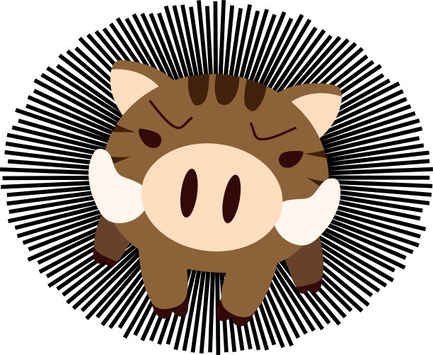 强大的野猪攻击图片下载
