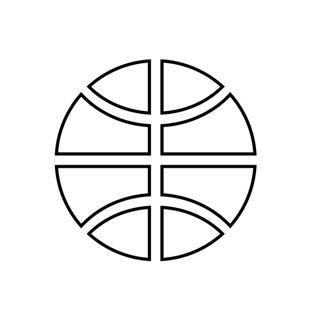 篮球黑色彩色图标。图片下载