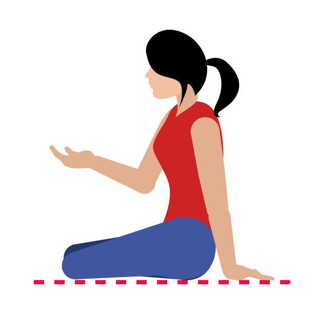 野餐地毯上孤零零的女孩图片下载