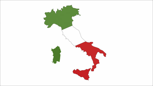 意大利国家地图图片下载