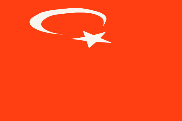 土耳其国旗的特写图片下载