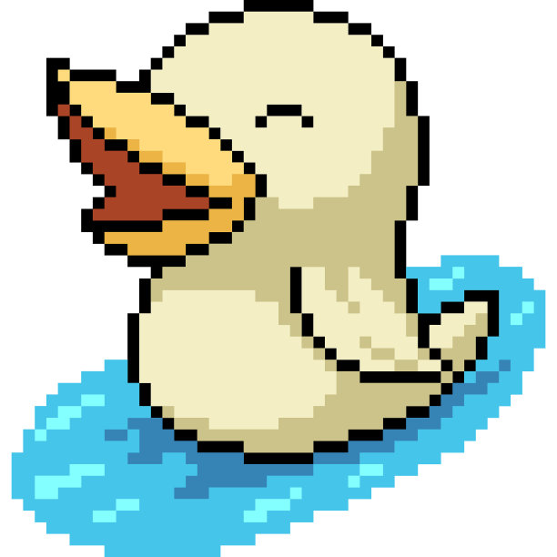 矢量像素艺术孤立的卡通图片下载