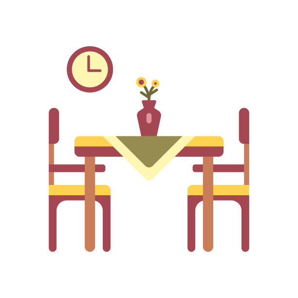 扁平餐桌图标图片下载