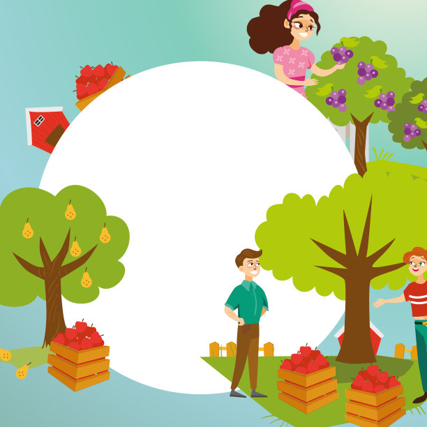 收集收获平多彩的海报图片下载