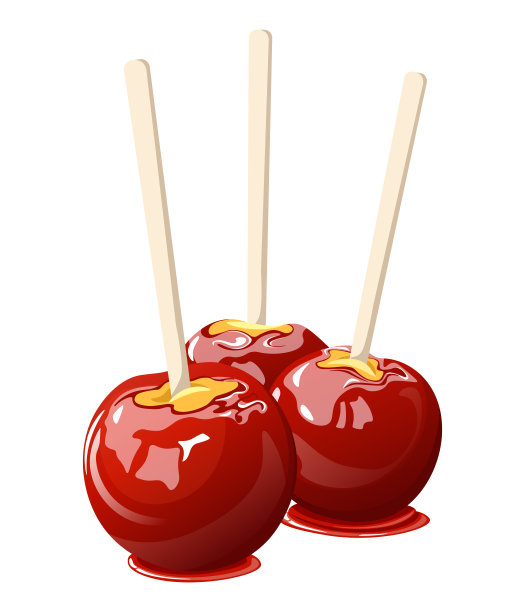 糖果苹果万圣节糖果图片下载