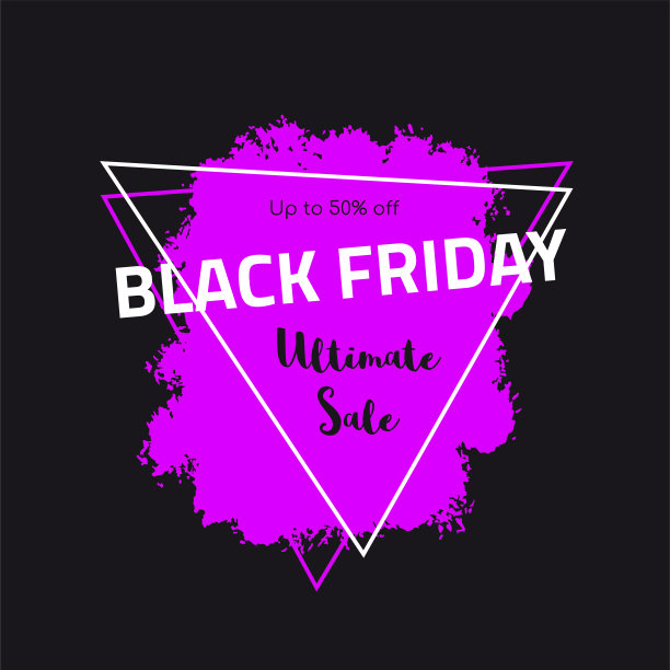 黑色星期五促销标语图片下载